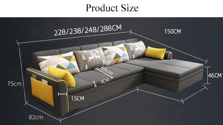 Living Room Sofa Cum Bed Luxury Living Room Sofas with Storage Modern Folding L Shaped Sofa Bed