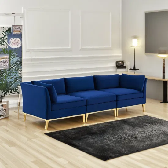 Sofá seccional personalizado Huayang OEM, sofá esquinero, muebles reclinables, conjunto de sala de estar