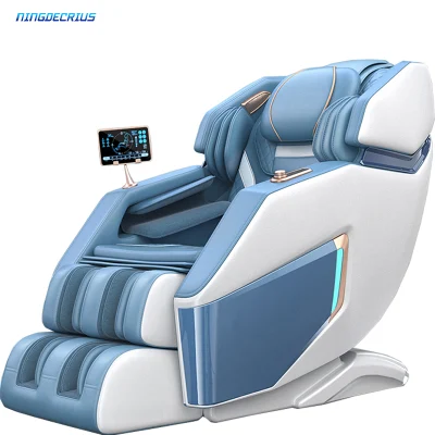 Ningdecrius 2023 Venta caliente de cuerpo completo masajeador de gravedad cero Shiatsu eléctrico plegable reclinable 4D lujo SL Silla de masaje de pista