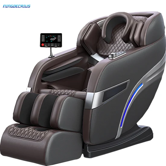 Ningdecrius Portable Zero Gravity 2022 4D Zero Gravity Shiatsu Precio de lujo Sillón reclinable Venta al por mayor Shiatsu Masajeador eléctrico de cuerpo completo Silla de masaje Zero Gravity